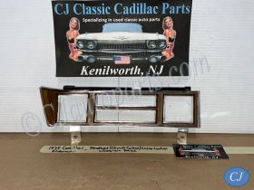 1974 1975 1976 Cadillac Deville Calais Fleetwood 1974 1975 1976 1977 1978 Eldorado DASH CLIMATE CONTROL HEADLIGHT REAR DEFROSTER SWITCH BEZEL #1602437